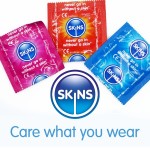 SKINS - PACOTE COM 8 PRESERVATIVOS PREMIUM VARIADOS